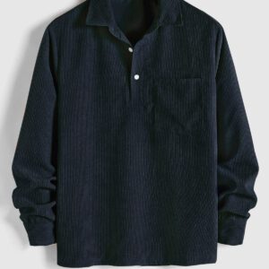 Camisa de Terciopelo a Rayas Larson