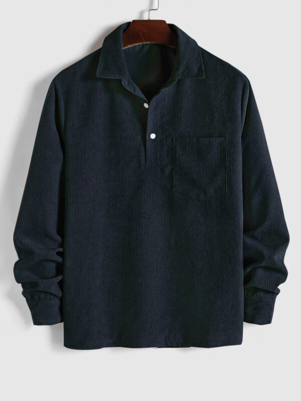 Camisa de Terciopelo a Rayas Larson