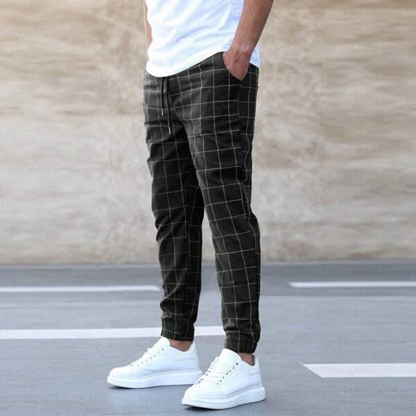 Colombo™ | Pantalones Jogger de Cuadrícula para Hombre - Imagen 3