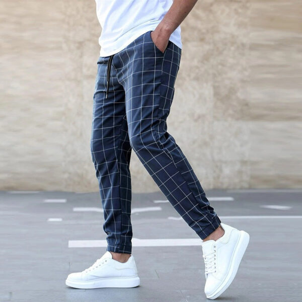 Colombo™ | Pantalones Jogger de Cuadrícula para Hombre - Imagen 4