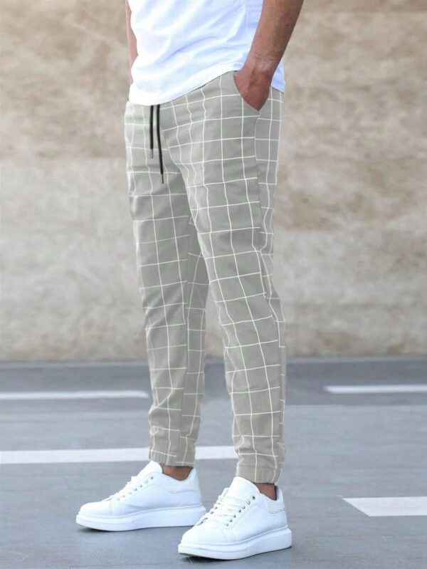 Colombo™ | Pantalones Jogger de Cuadrícula para Hombre - Imagen 5