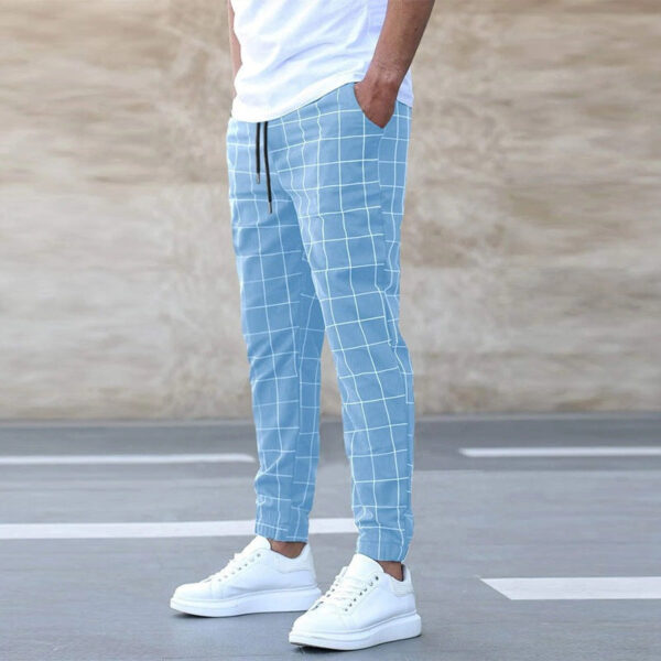 Colombo™ | Pantalones Jogger de Cuadrícula para Hombre - Imagen 6