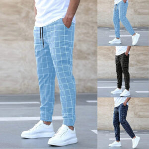 Colombo™ | Pantalones Jogger de Cuadrícula para Hombre