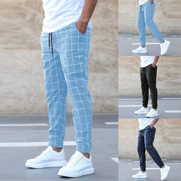 Colombo™ | Pantalones Jogger de Cuadrícula para Hombre