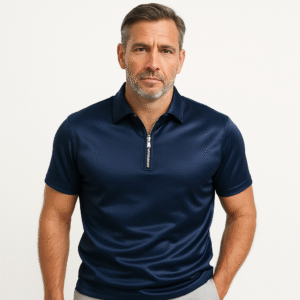 Cruz™ | Polo clásico con cremallera