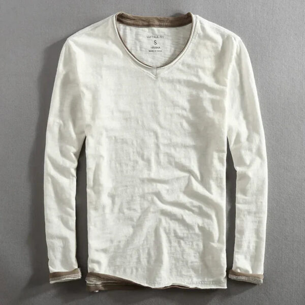 Lenoir™ | Camisa de manga larga de algodón - Imagen 5